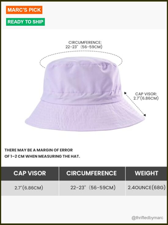 UV Protection Bucket Hat with Chin Strap, Quick Dry, Packable for Hiking Beach main image 6